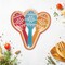 8 Count Let's Fiesta Maraca Shaped Paper Dessert Plates 7 1/4" x 7 1/2" – Colorful Party Supplies & Celebrations